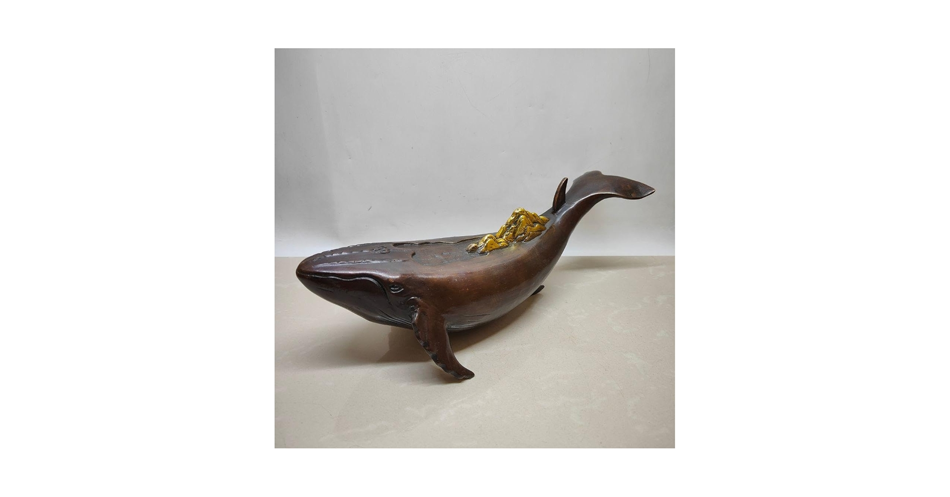 Amazon.co.jp: 銅細工クジラ 鯨 装飾品 工芸品 美術品 置物